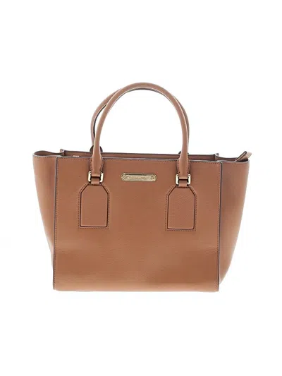 Pre-owned Michael Michael Kors Leather Satchel In Brown