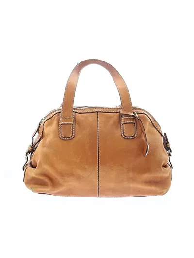 Pre-owned Michael Michael Kors Leather Satchel In Brown