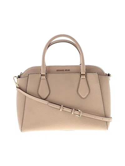 Pre-owned Michael Michael Kors Leather Satchel In Brown
