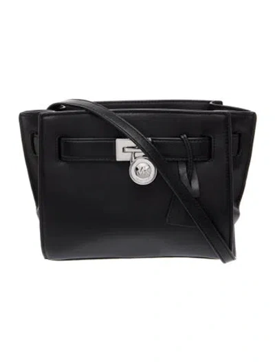 Pre-owned Michael Michael Kors Leather Shoulder Bag In Black
