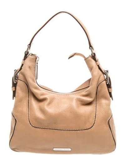 Pre-owned Michael Michael Kors Leather Shoulder Bag In Brown
