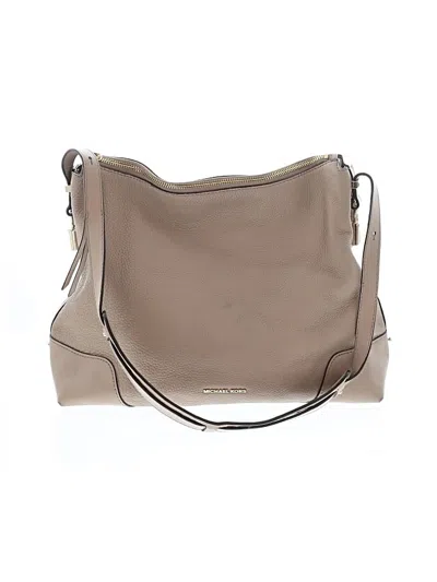 Pre-owned Michael Michael Kors Leather Shoulder Bag In Brown