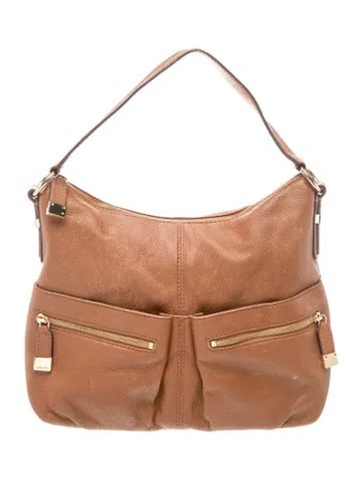 Pre-owned Michael Michael Kors Leather Shoulder Bag In Brown