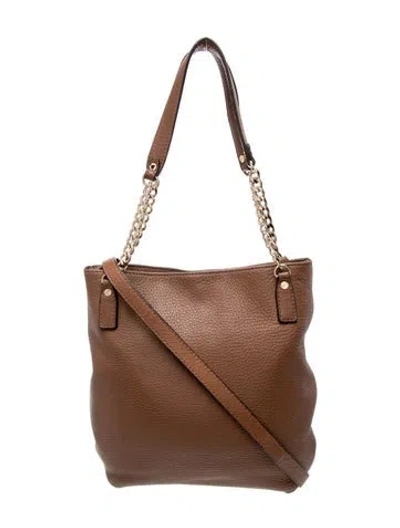 Pre-owned Michael Michael Kors Leather Shoulder Bag In Neutral