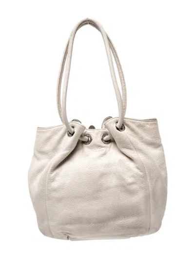 Pre-owned Michael Michael Kors Leather Shoulder Bag In Neutral