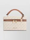 Michael Michael Kors Leather Shoulder Bag With Lock And Key