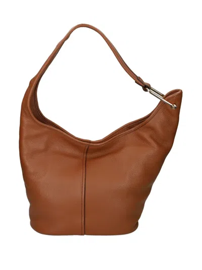 Michael Michael Kors Leather Single-handle Bag In Brown