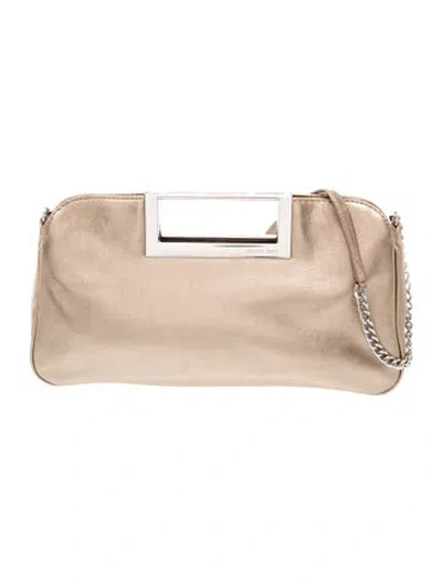 Pre-owned Michael Michael Kors Leather Top Handle Bag