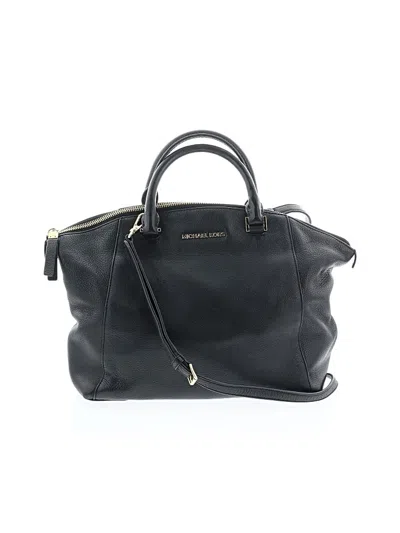 Pre-owned Michael Michael Kors Leather Tote Bag In Black