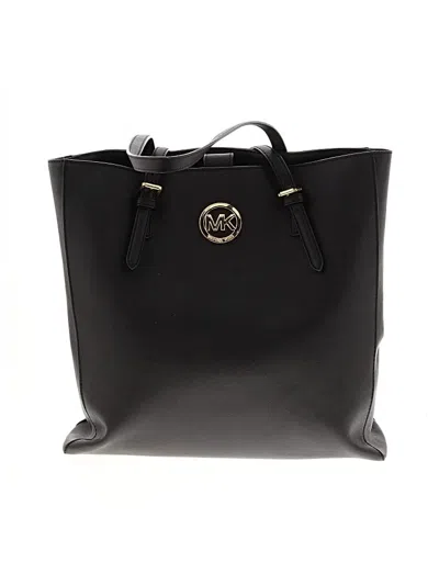 Pre-owned Michael Michael Kors Leather Tote Bag In Black