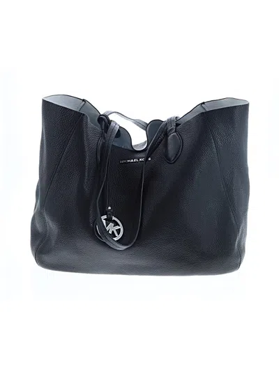 Pre-owned Michael Michael Kors Leather Tote Bag In Black