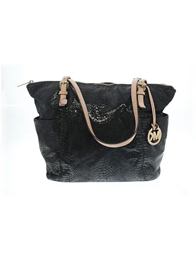 Pre-owned Michael Michael Kors Leather Tote Bag In Black