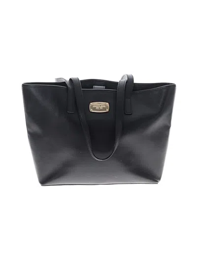 Pre-owned Michael Michael Kors Leather Tote Bag In Black