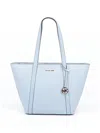 Michael Michael Kors Leather Tote Bag In Blue