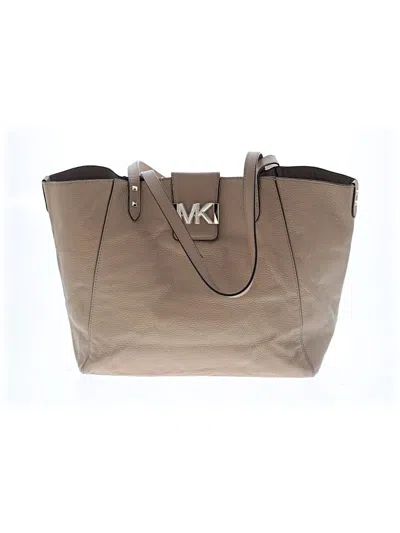 Pre-owned Michael Michael Kors Leather Tote Bag In Brown