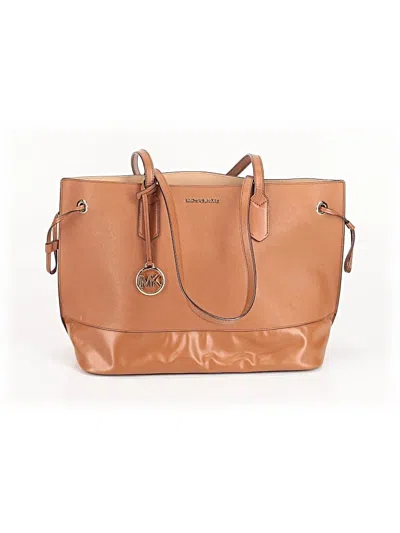 Pre-owned Michael Michael Kors Leather Tote Bag In Brown