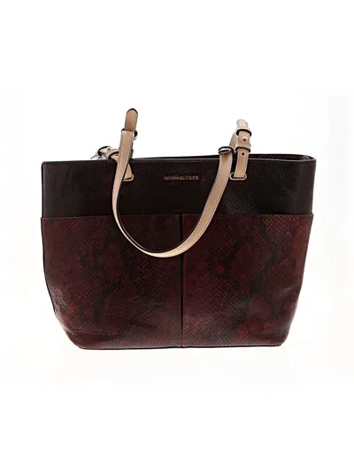 Pre-owned Michael Michael Kors Leather Tote Bag In Brown