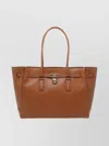 Michael Michael Kors Hamilton Large Leather Tote Bag In Brown