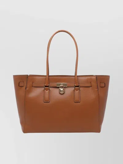 MICHAEL MICHAEL KORS LEATHER TOTE BAG DOUBLE HANDLES