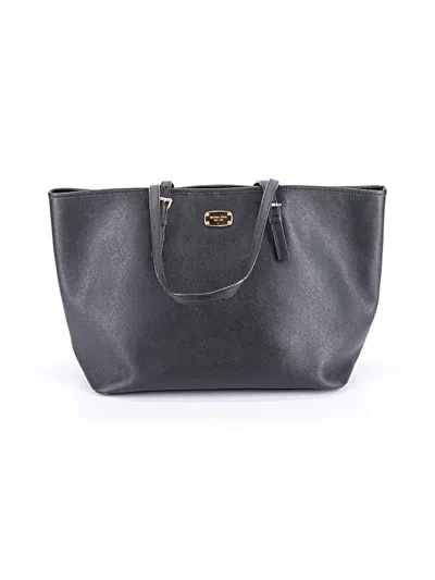 Pre-owned Michael Michael Kors Leather Tote Bag In Gray