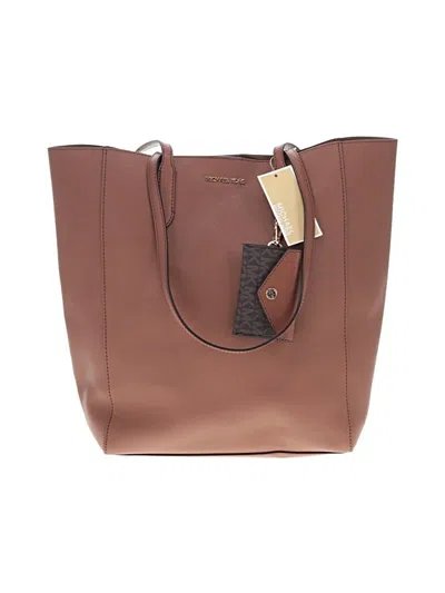 Michael Michael Kors Leather Tote Bag In Tan
