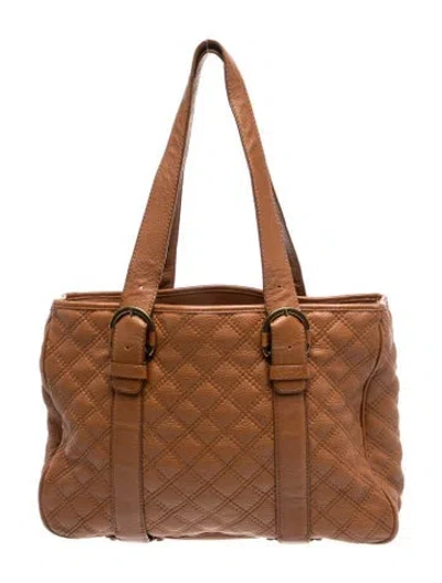 Pre-owned Michael Michael Kors Leather Tote In Brown