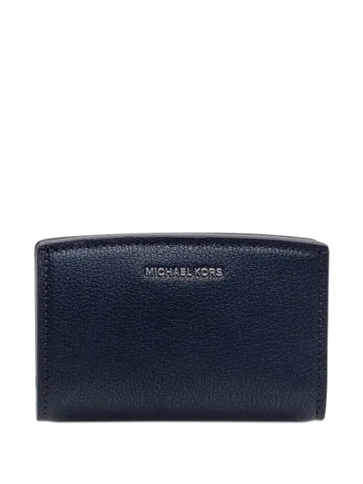 Michael Michael Kors Leather Wallet In Purple