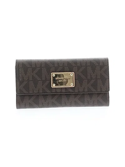 Pre-owned Michael Michael Kors Leather Wallet In Brown