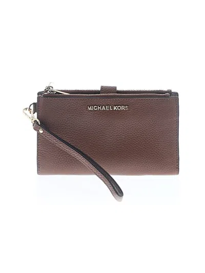 Pre-owned Michael Michael Kors Leather Wallet In Brown