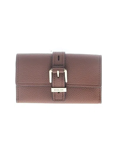 Michael Michael Kors Leather Wallet In Brown