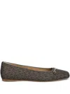 Michael Michael Kors Lena Ballet Flats In Brown