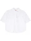 Michael Michael Kors Leopard Corded-lace Shirt In White