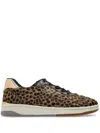 Michael Michael Kors Leopard-print Sneakers In Brown