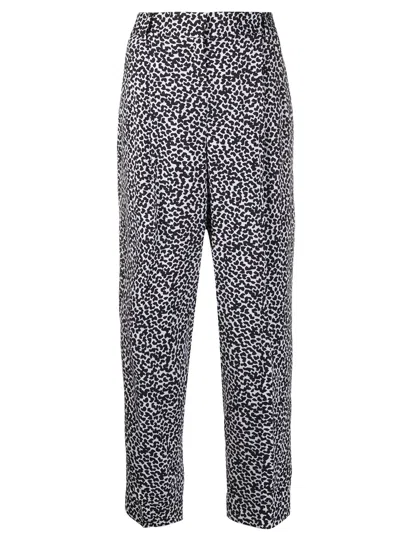 MICHAEL MICHAEL KORS LEOPARD PRINT STRAIGHT-LEG TROUSERS