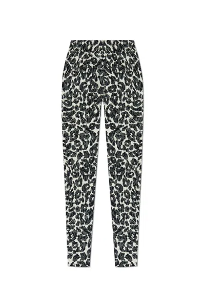 Michael Michael Kors Leopard-print Leggings In Multi