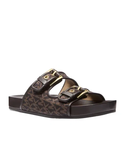 Michael Michael Kors Lightweight Sandals In Brown