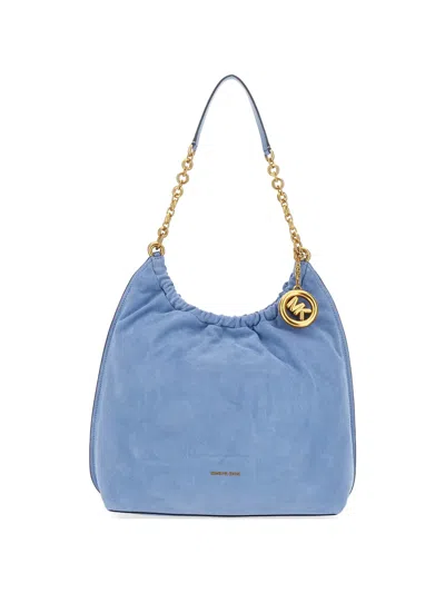 Michael Michael Kors Lillie Chain Shoulder Bag In Blue