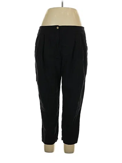 Pre-owned Michael Michael Kors Linen Pants In Black