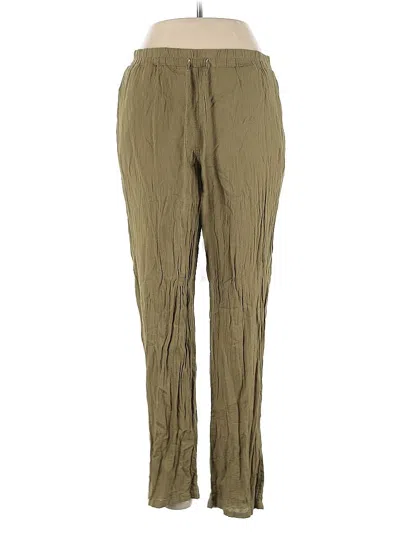 Pre-owned Michael Michael Kors Linen Pants In Green