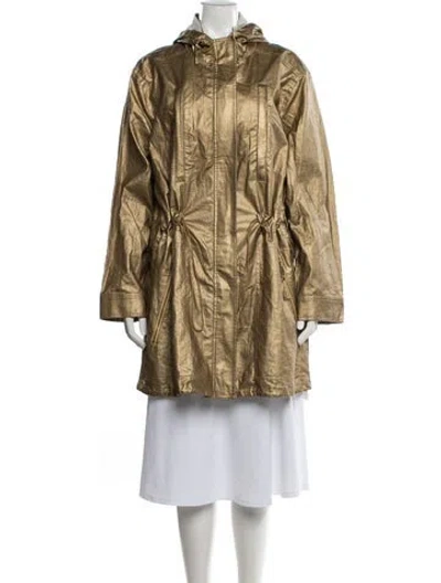 Pre-owned Michael Michael Kors Linen Parka W/ Tags