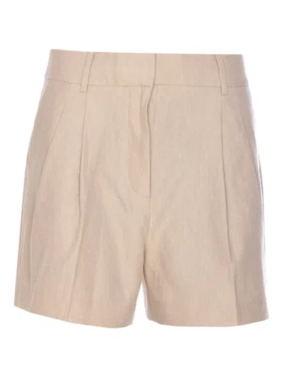 Michael Michael Kors Shorts Aus Leinen In Nude