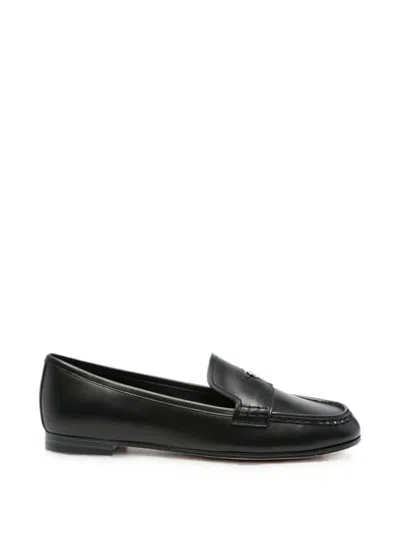 Michael Michael Kors Loafer Leather Black "jennifer" In Multi