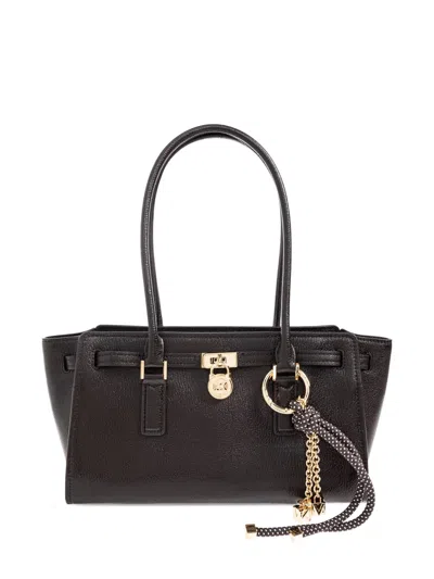 Michael Michael Kors Lock-detail Shoulder Bag In Brown