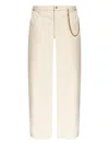 Michael Michael Kors Relaxed Wide Leg Jean In White