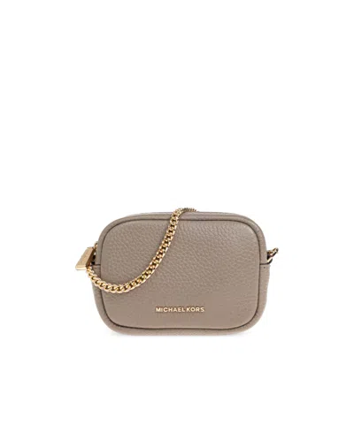 Michael Michael Kors Logo Bag Charm In Gray