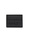 Michael Michael Kors Cardholder In Cowskin In Black