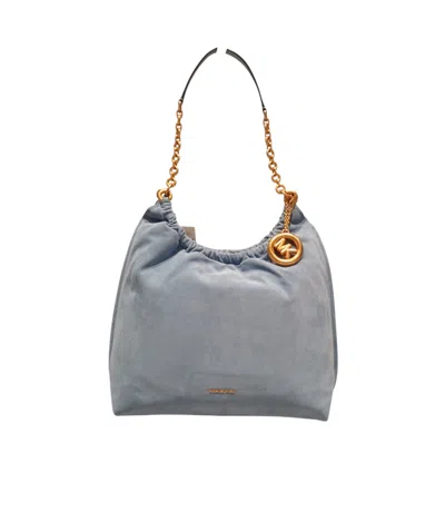 Michael Michael Kors Logo Shoulder Bag In Blue