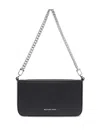 Michael Michael Kors Logo Clutch Bag In Black