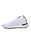Michael Michael Kors Bodie Logo-embossed Knitted Sneakers In White