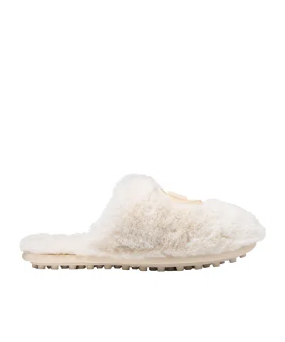 Michael Michael Kors Ada Faux Fur Slipper In White